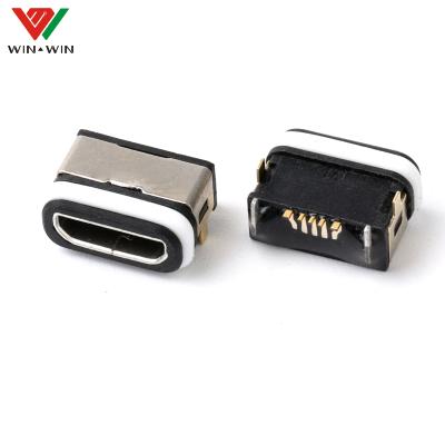 China Power 5 Pin IPX8 Wire Waterproof Plug Micro USB SMT Connector for sale