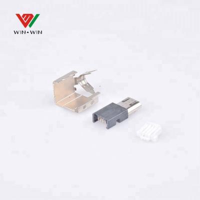 China Power Price Micro Usb B 5 Crimping Pin Connector for sale