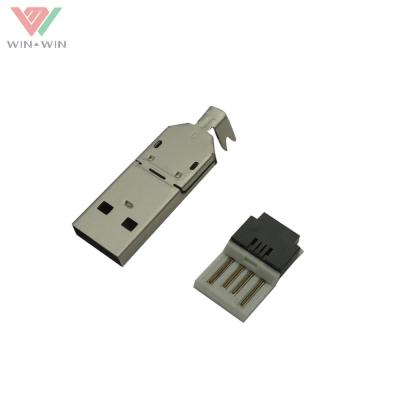 China The longest USB 2.0 power drawdown type A male connector for sale