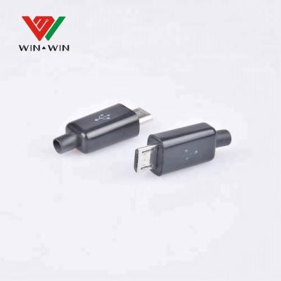 China Power Assembled Micro Usb Male Connector for sale