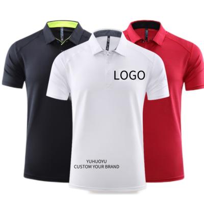 China High Quality QUICK DRY Short Lapel Mens Polo Shirts Custom Superdry T-shirt Logo Polo Shirts Golf Sleeve Shirts for sale