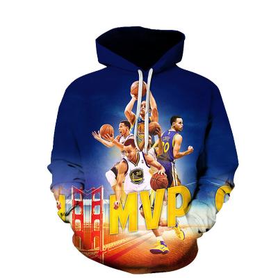 China cheap Anti-wrinkle sports wear Logo Pullover Full Custom Sublimation 3d printing Men's Bryant Hoodie 1pc for sale