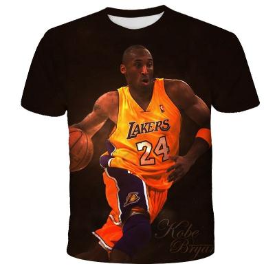 China Anti Shrink Thank You For The Bryant Commemorative T-Shirt The Black Mamba Custom Printed for sale