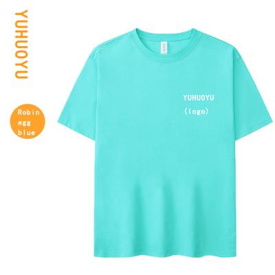 China 100% Cotton Apparel Custom T-shirts Unisex Graphic Anti-Wrinkle Round Neck 230g Mens T-shirt Unisex Graphic for sale