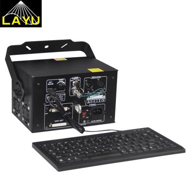 China LAYU Aluminum Alloy Manufacturer LW50RGB 1W Special Text Laser Light,RGB Laser,Text Text Projector Laser Light With Keyboard for sale