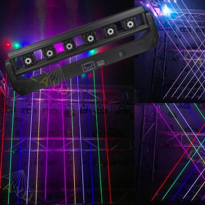 China 10 Single Color Effects P06 Series Laser Bar Disco 6 Head Parallel Motion Laser Beam Beam Or RGB Full Color Motion Beam Laser Light Laser Light Main Bar for sale