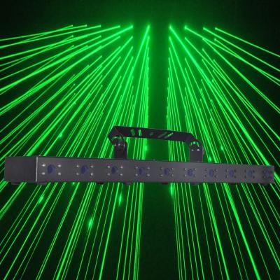 China new high power 1.5w rgb 10 parallel laser beam effects or lazer single exposure rgb dmx color laser light disco lighting with 10 parallel nice laser beam effects for sale