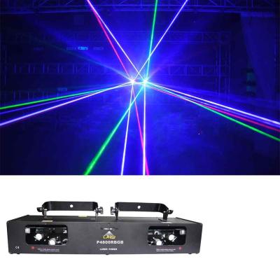 China Ktv Disco DJ Bar MAKE YOUR OUTDOOR STUNNING 4fat Beam Beautiful and Outstanding P4800RBGB 1.2W Show Lights Laser Light Projector for sale