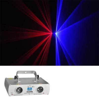 China Ktv Disco DJ Bar 2head 2 Race Blue Red Beam Laser Effect Beam Laser Light Bar For Night Club for sale