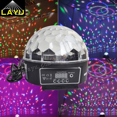 China Theme Park Cheap Price DMX Automatic Sound Control Full Color Changing Magic Crystal Stage LED Ball Lighting For KTV Family Party Disco DJ for sale