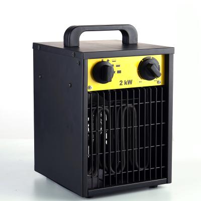 China With Fan 2000w Portable Electric Industrial Heating Element Desktop Heater for sale