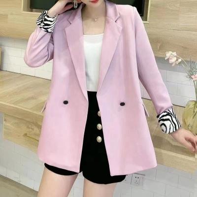 China Hot sale slim blazer womens suits official conjuncture breathable fit lanfeier slim fit fashion casual women's suits for sale