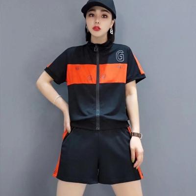 China YAQI Two Piece Set Streetwear Outfit Women Regular Spring Clothes Blouse 2022 Trendy Short 2 Piece Sets for sale