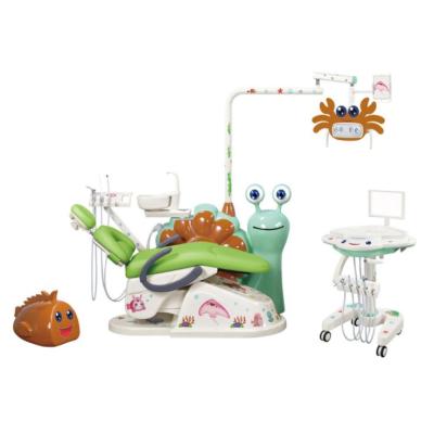 China Dental Equipment Good Prices Multifunctional Electric Dental Treatment Chair For Children for sale