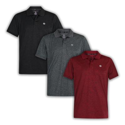 China Custom Plain T-shirt Polo Shirts Anti-wrinkle High Quality Double Mercerized Logo Cotton Solid Color Golf Blank Polo Shirts for sale