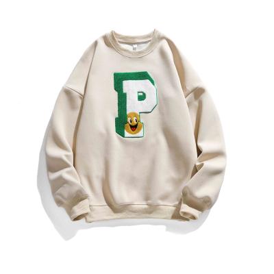 China Anti-pilling Embroidery Letter P First Rank Quality Hoodies Mens Private Label Long Black Custom Sweatshirt Unisex Hoodies Logo for sale