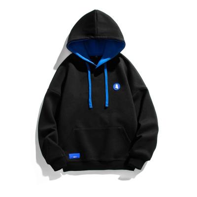 China Oversized Blank Patch Logo Custom Mens Anti-pilling Cotton Fashion Streetwear PVC Hoodie High Quality for sale