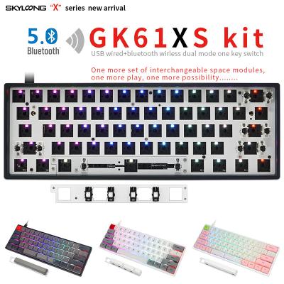 China SKYLOONG - Hot Sale GK61X / GK61XS DIY Kit Epomaker RGB Hot Swap Mechanincal Keyboard None for sale