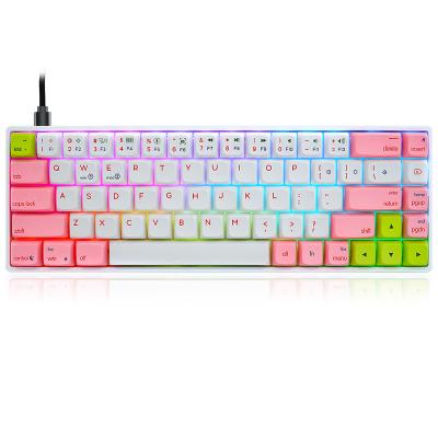 China Hot Selling Sk68 Optical Keys Mechanical Keyboard For Computer Mechanical Keyboards For Sale for sale