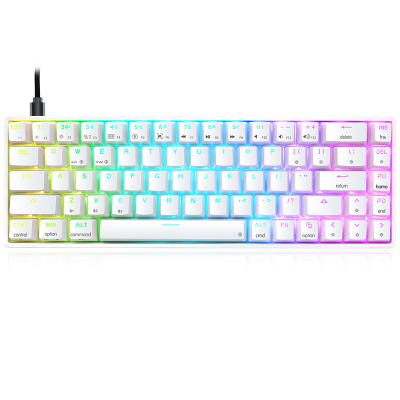 China ABS GK68 Optical Keycap Mechanical Optical Keyboard For Custom Keyboard Case 65 for sale