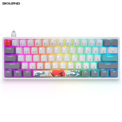 China Epomaker New LUXURY/SIMPLE SKYLOONG Lite GK61 SK61 RK61 Trim Wired/Wireless Mechanical Keyboard Metal case/ABS case from Epomaker for sale