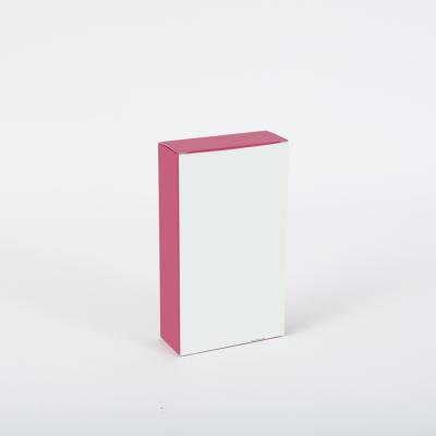 China Recyclable Custom Design White And Red Cardboard Cosmetic Boxes For Lip Gloss Boxes Packaging for sale