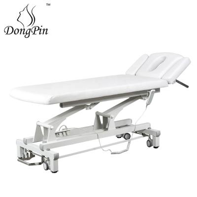 China Modern 2 Section Massage Bed Jade Table Physical Therapy Thermal Traction Bed for sale