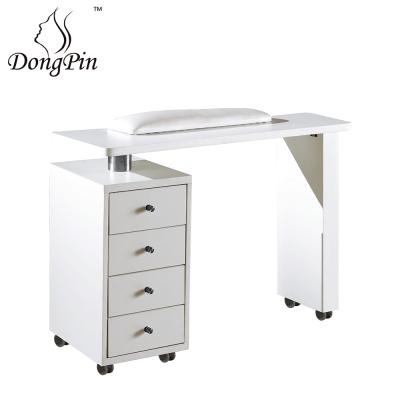 China Modern Wooden Manicure Table Nail Desk Supplier for sale