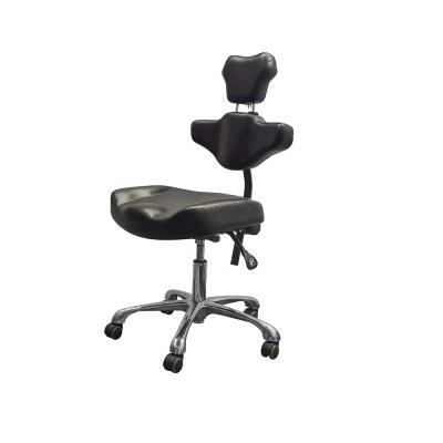 China Adjustable Head Height Chair Tattoo Chair Hydraulic Office Swivel Swivel Stool With Backrest for sale