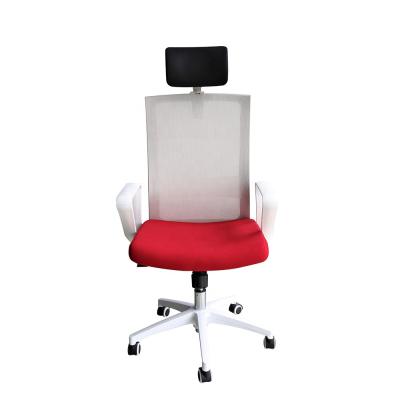 China (Height)Adjustable Ergonomic Office Chairs Mesh Office Chair High Back Swivel Chair With Headrest for sale