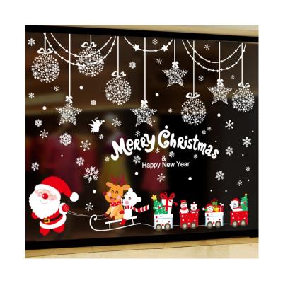 China Kerstfeest Nieuwjaarszegel Sticker Label Glas Venster deur UV Transfer Sticker Waterdicht Te koop