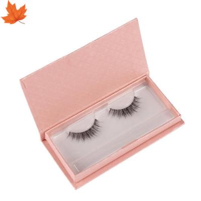 China Custom Eye Lash Packaging Box Slide Drawer Holographic Paper Eyelash Packaging Box for sale