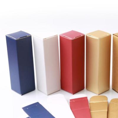 China Custom luxury design logo paper cosmetics lipstick lip gloss tube packaging box private label for sale