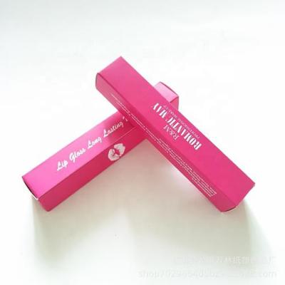 China Custom Design Logo Lippenstift Verpackung Kosmetik Papier Geschenkbox zu verkaufen