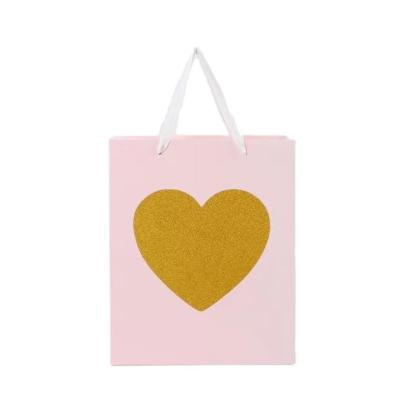 China Kraft Custom Printed Paper Bags 200-300gm für den Einkauf von Schmuck zu verkaufen