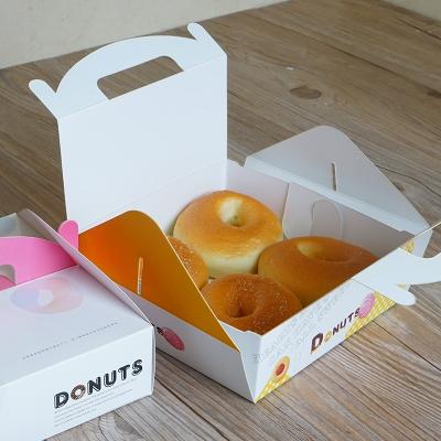 China Macaron Bäckerei Kiste Kekse Donuts Kekse Verpackungskisten Hersteller zu verkaufen