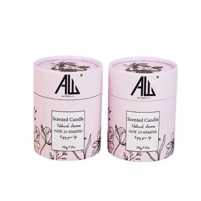 China Customizable Cylindrical Print Candle Paper Tubes with Accept Custom Finishing for sale