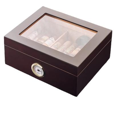 China Luxurious Wooden Cigar Box Set Elite Collection Rigid Packaging Boxes for sale