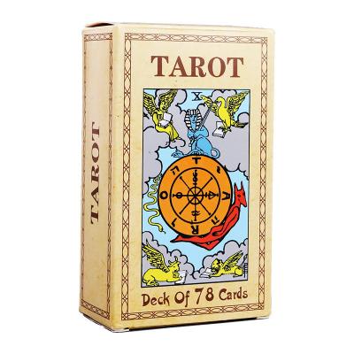 Cina Cartolina di gioco di tarot personalizzabile stampata 78PCS con scatole di carte Offset Printing in vendita