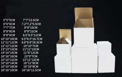 China Wholesale of Various Sizes of Spot White Boxes Paperboard Corrugated Carton Box for Multi-Purpose Packaging for sale