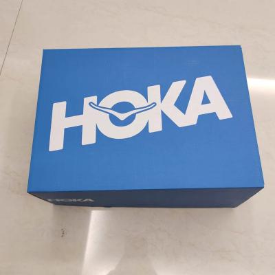 China Caja de embalaje de zapatos HOKA Material y tipo de cartón corrugado ecológico en venta