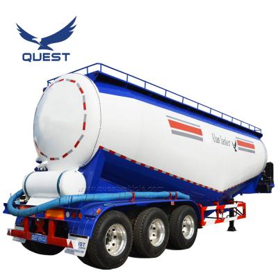 China SEARCH Tri axle 60cbm 45cbm truck trailer 60 ton 70 ton powder tanker dry silo bulk cement bulker tank semi trailer for sale for sale