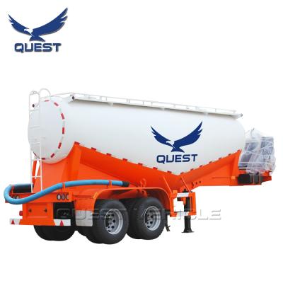 China Cement Bulker Truck Trailer 2 Axles 30cbm V Shape Truck Trailer, Bulk Cement Trailer, Silo Cement Semi Trailer For Sale for sale