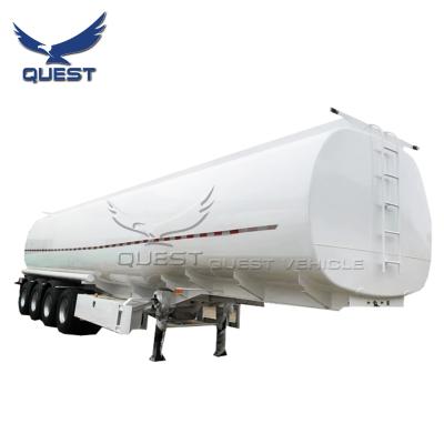 China SEARCH 4 axles truck trailer 55000 liters liquid fuel tank trailer oil tanker semi trailer factory trailer sale for sale