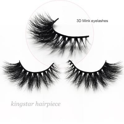 China Fashionable 3D Natural Soft Eyelash Mink Eyelashes Strips Cruelty Free 25mm Lashes Custom Packaging for sale