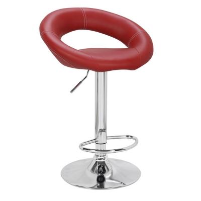 China Variable Height Gas Lift with 360 Modern Swivel Cheap Home Office PU Bar_stool_chairs for sale