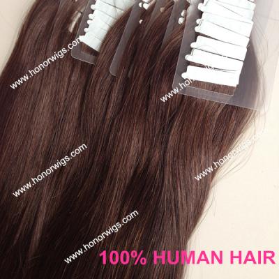 China HX106 100% Silky Straight Hair #2 Dark Brown Color 20