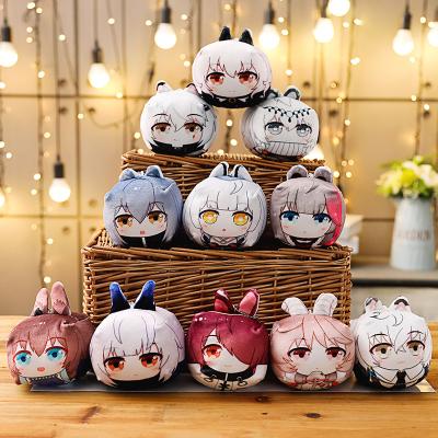 China Hot Sale Viable Double 3d Comics Printing Pillow Demon Killer Demon Slayer Head Chain Slayer Plushie for sale