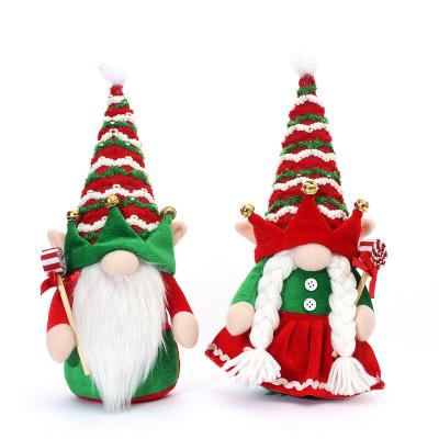 China Christamas Home Decoration Christmas Doll Ornaments Elf Plush Stuffed Santa Toy OEM Customized For Christmas for sale