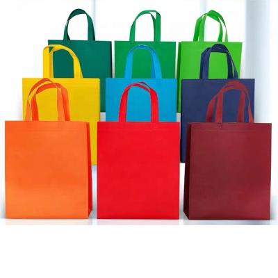 China Customized Design Handled A Variety Of Colors Cheap Price Recycled To Replace Plastic Nonwoven Fabric Bags for sale